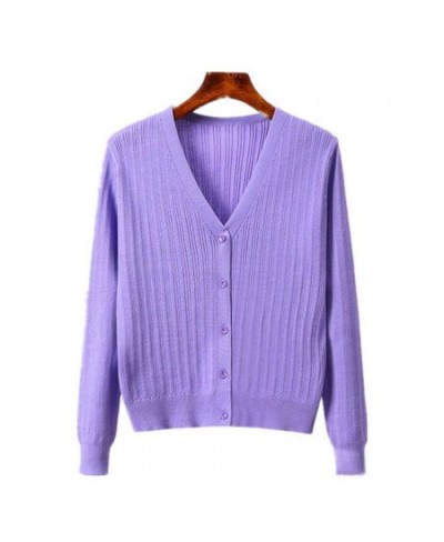 Women V-Neck Knitted Casual Sweaters Cardigans Lady Knitting Autumn Spring Cardigan Outwear for Female BT172A $30.96 - Sweaters