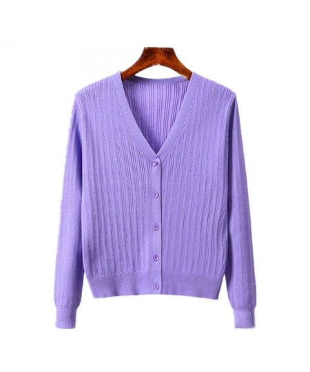 Women V-Neck Knitted Casual Sweaters Cardigans Lady Knitting Autumn Spring Cardigan Outwear for Female BT172A $30.96 - Sweaters