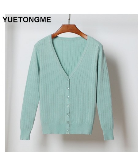 Women V-Neck Knitted Casual Sweaters Cardigans Lady Knitting Autumn Spring Cardigan Outwear for Female BT172A $30.96 - Sweaters