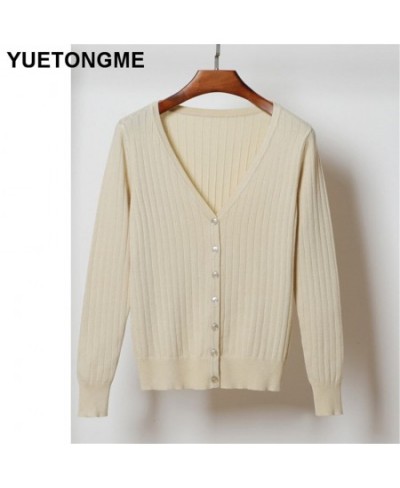 Women V-Neck Knitted Casual Sweaters Cardigans Lady Knitting Autumn Spring Cardigan Outwear for Female BT172A $30.96 - Sweaters