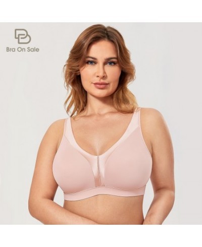 Women's Wireless Bra Plus Size Full Coverage Smooth Unlined Support 34-48 B C D DD E F G $59.69 - Underwear