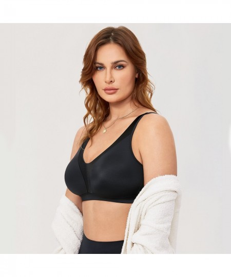 Women's Wireless Bra Plus Size Full Coverage Smooth Unlined Support 34-48 B C D DD E F G $59.69 - Underwear