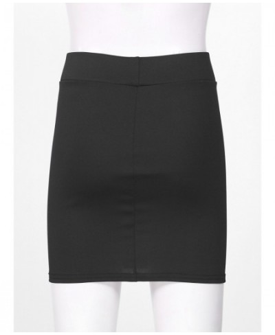 Micro Mini High Waist Skirts Sexy Women Split Bodycon Pencil Mini Skirt Casual Package Hip Short Skirts Women Night Club Skir...