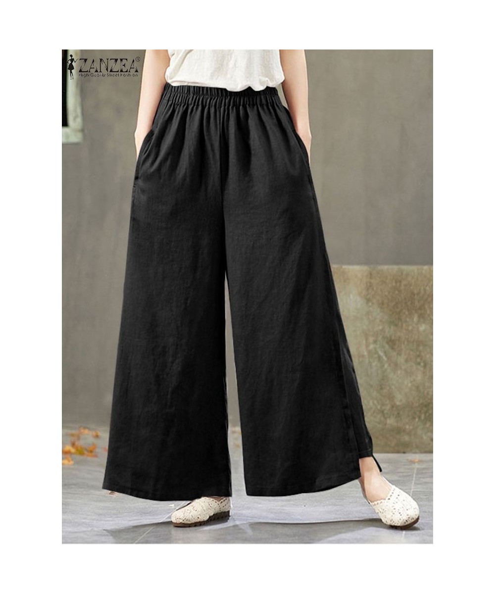 Women Wide Leg Trousers 2023 Kaftan Autumn Pants Casual High Waist Long Pantalon Palazzo Female Solid Turnip Oversized 7 $40....