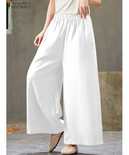 Women Wide Leg Trousers 2023 Kaftan Autumn Pants Casual High Waist Long Pantalon Palazzo Female Solid Turnip Oversized 7 $40....