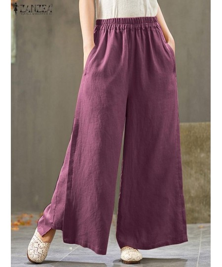 Women Wide Leg Trousers 2023 Kaftan Autumn Pants Casual High Waist Long Pantalon Palazzo Female Solid Turnip Oversized 7 $40....