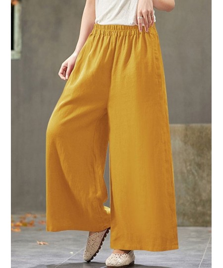 Women Wide Leg Trousers 2023 Kaftan Autumn Pants Casual High Waist Long Pantalon Palazzo Female Solid Turnip Oversized 7 $40....