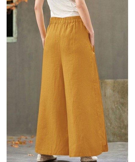 Women Wide Leg Trousers 2023 Kaftan Autumn Pants Casual High Waist Long Pantalon Palazzo Female Solid Turnip Oversized 7 $40....