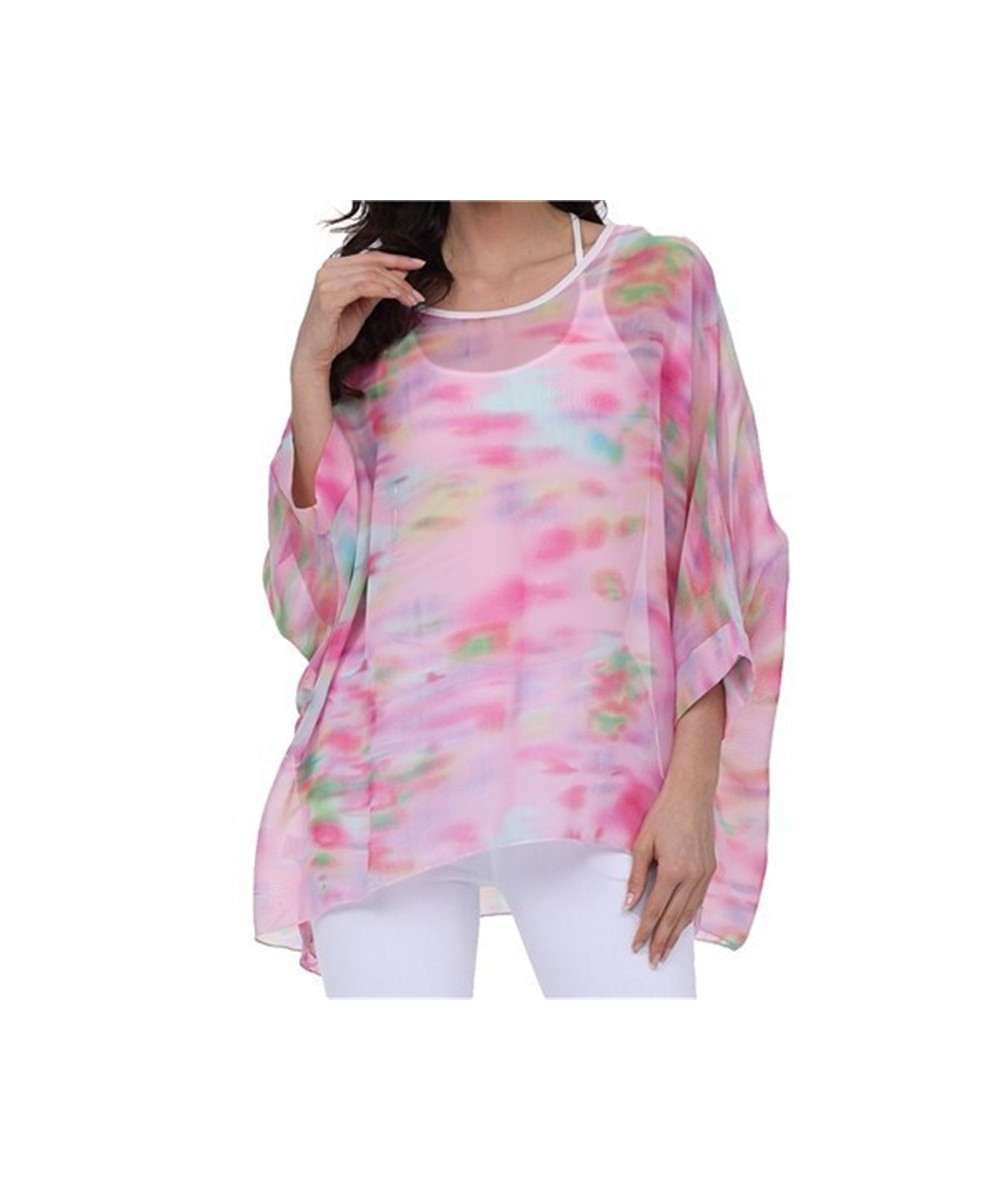 Vintage Floral Print Chiffon Blouse Shirt 2023 Casual Batwing Sleeve Loose Shirts Summer Boho Style Sunscreen Tops $27.53 - B...