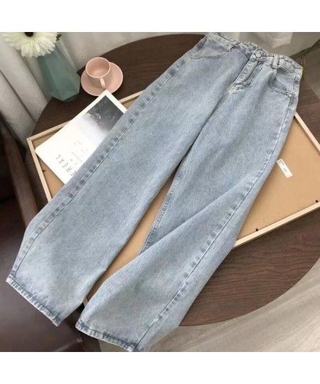 streetwear high waist women's fashion jeans woman girls women wide leg pants trousers female jean femme denim bagge mom jeans...