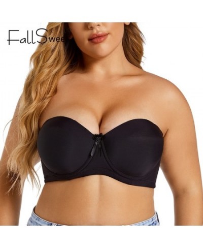 Plus Size Strapless Bra Push Up Women Underwear Seamless Sexy Lingerie Invisible Non Slip Brassiere $22.01 - Underwear