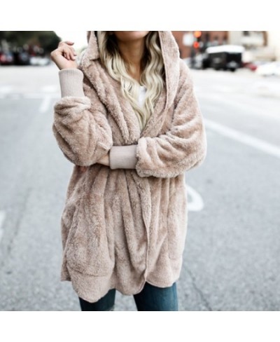 Winter Coat Women Fur Cardigan Jacket Long Sides Both Side Wearing Faux Fur Coat Teddy Coat Ladies Autumn Winter Thermal Coat...