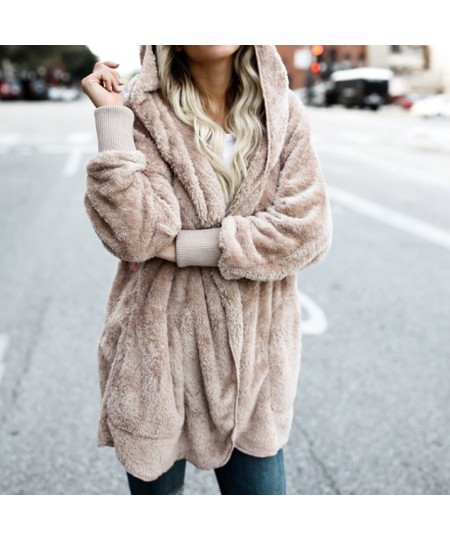 Winter Coat Women Fur Cardigan Jacket Long Sides Both Side Wearing Faux Fur Coat Teddy Coat Ladies Autumn Winter Thermal Coat...