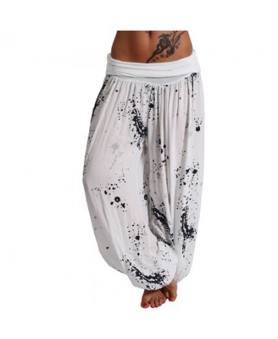 2023 Casual Men Women pants Thai Trousers Hippy Baggy Boho Loose Aladdin Boho Festival Hippy Smock High Waist Pant $28.25 - P...