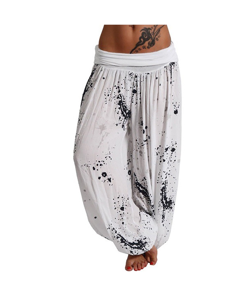 2023 Casual Men Women pants Thai Trousers Hippy Baggy Boho Loose Aladdin Boho Festival Hippy Smock High Waist Pant $28.25 - P...