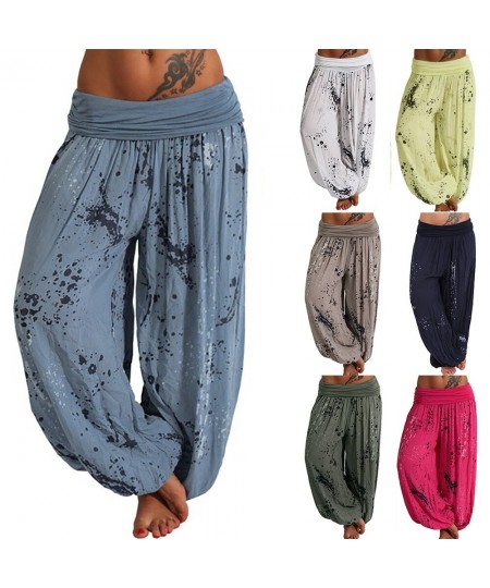 2023 Casual Men Women pants Thai Trousers Hippy Baggy Boho Loose Aladdin Boho Festival Hippy Smock High Waist Pant $28.25 - P...