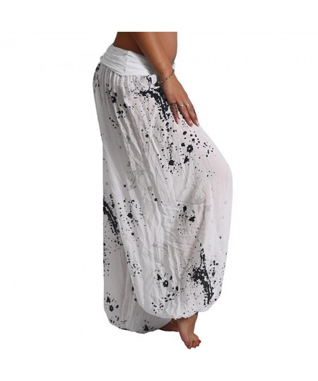 2023 Casual Men Women pants Thai Trousers Hippy Baggy Boho Loose Aladdin Boho Festival Hippy Smock High Waist Pant $28.25 - P...