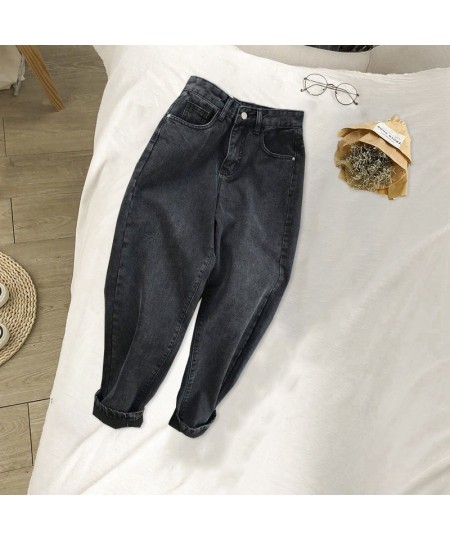 (No Belt) Women Clothing Jeans High Waist Straight 2023 Spring Autumn New Boyfriend Denim Trousers Loose Mom Casual Pants $37...