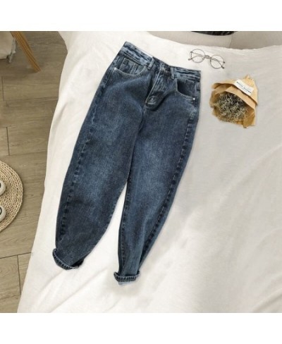 (No Belt) Women Clothing Jeans High Waist Straight 2023 Spring Autumn New Boyfriend Denim Trousers Loose Mom Casual Pants $37...