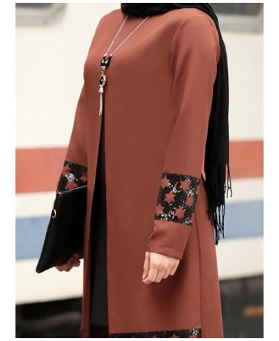 2023 Patch Designs Chiffon Muslim Women Long Tops Sets Women Muslim Pants Ramadan Prayer Clothes 2 Piece Set $49.33 - Muslim ...