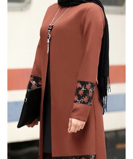 2023 Patch Designs Chiffon Muslim Women Long Tops Sets Women Muslim Pants Ramadan Prayer Clothes 2 Piece Set $49.33 - Muslim ...