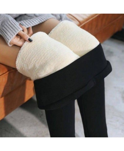 Winter Leggings Women High Waist Sexy Warm Plus Velvet Leggings Thicken High Elastic Push Up Sport Legging Femme $33.19 - Bot...