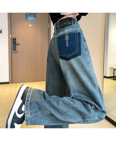 2023 New Mom Jeans Woman Loose High Waist Denim Trousers Vintage Style Straight Pants Jeans Washed Cotton Harem Pants Jeans $...