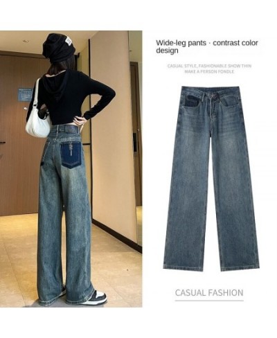 2023 New Mom Jeans Woman Loose High Waist Denim Trousers Vintage Style Straight Pants Jeans Washed Cotton Harem Pants Jeans $...