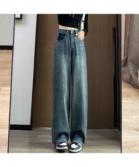 2023 New Mom Jeans Woman Loose High Waist Denim Trousers Vintage Style Straight Pants Jeans Washed Cotton Harem Pants Jeans $...