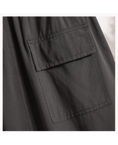 Black Grey Elastic Waist Midi Elegant High-Waisted Women'S Spring Autumn Winter Skirts Korean Style Fashion 2022 Harajuku $45...