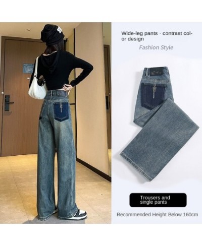 2023 New Mom Jeans Woman Loose High Waist Denim Trousers Vintage Style Straight Pants Jeans Washed Cotton Harem Pants Jeans $...