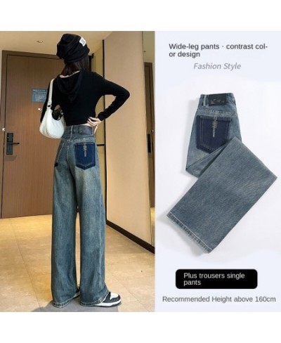 2023 New Mom Jeans Woman Loose High Waist Denim Trousers Vintage Style Straight Pants Jeans Washed Cotton Harem Pants Jeans $...