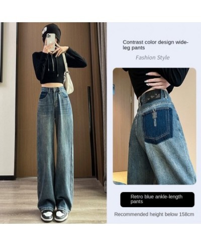 2023 New Mom Jeans Woman Loose High Waist Denim Trousers Vintage Style Straight Pants Jeans Washed Cotton Harem Pants Jeans $...